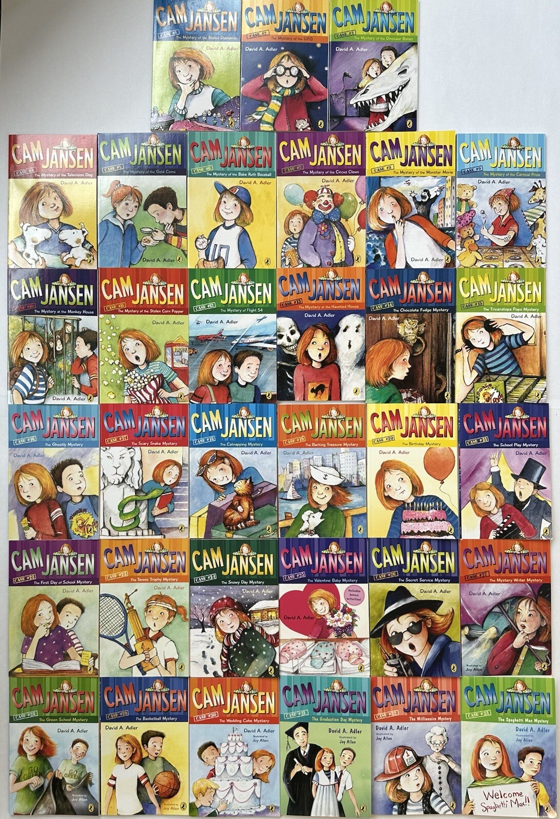 Cam Jansen Children\'s Mystery Books Set by David Adler Lot 33
