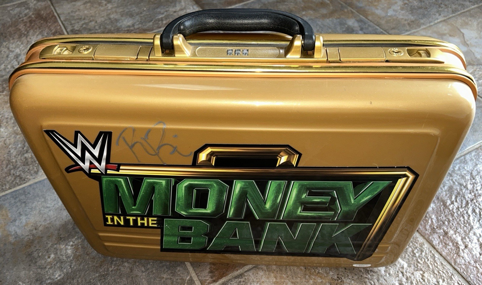 WWE Money in the Bank Roman Reigns Autograph Signed Briefcase JSA Authenticated