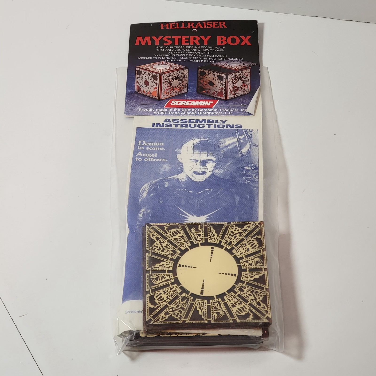 Vintage 1990\'S Screamin\' Hellraiser Mystery Box Puzzle Box Replica Sealed PA Vintage 1990\'S Screamin\' Hellraiser Mystery Box Puzzle Box Replica Sealed PA