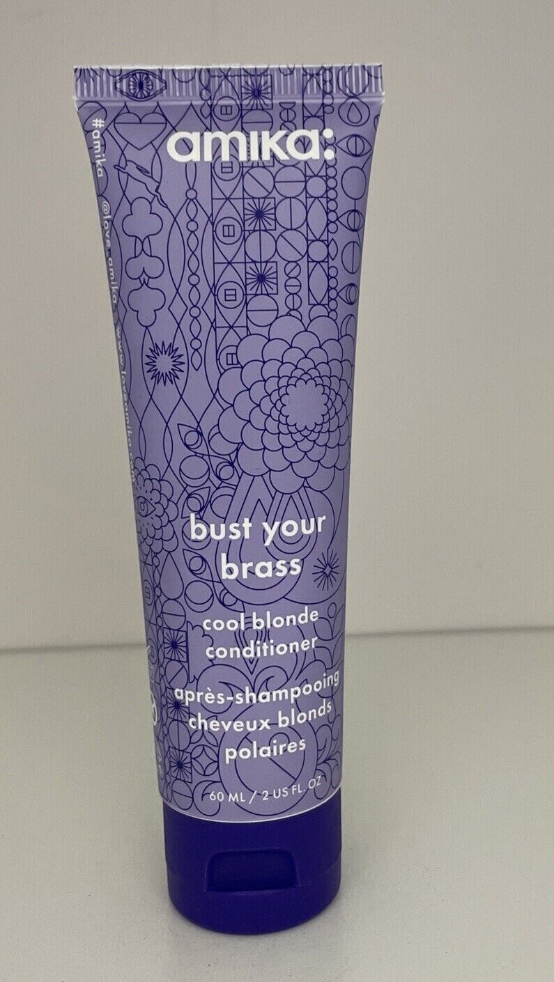 AMIKA BUST YOUR BRASS COOL BLONDE PURPLE CONDITIONER 2oz