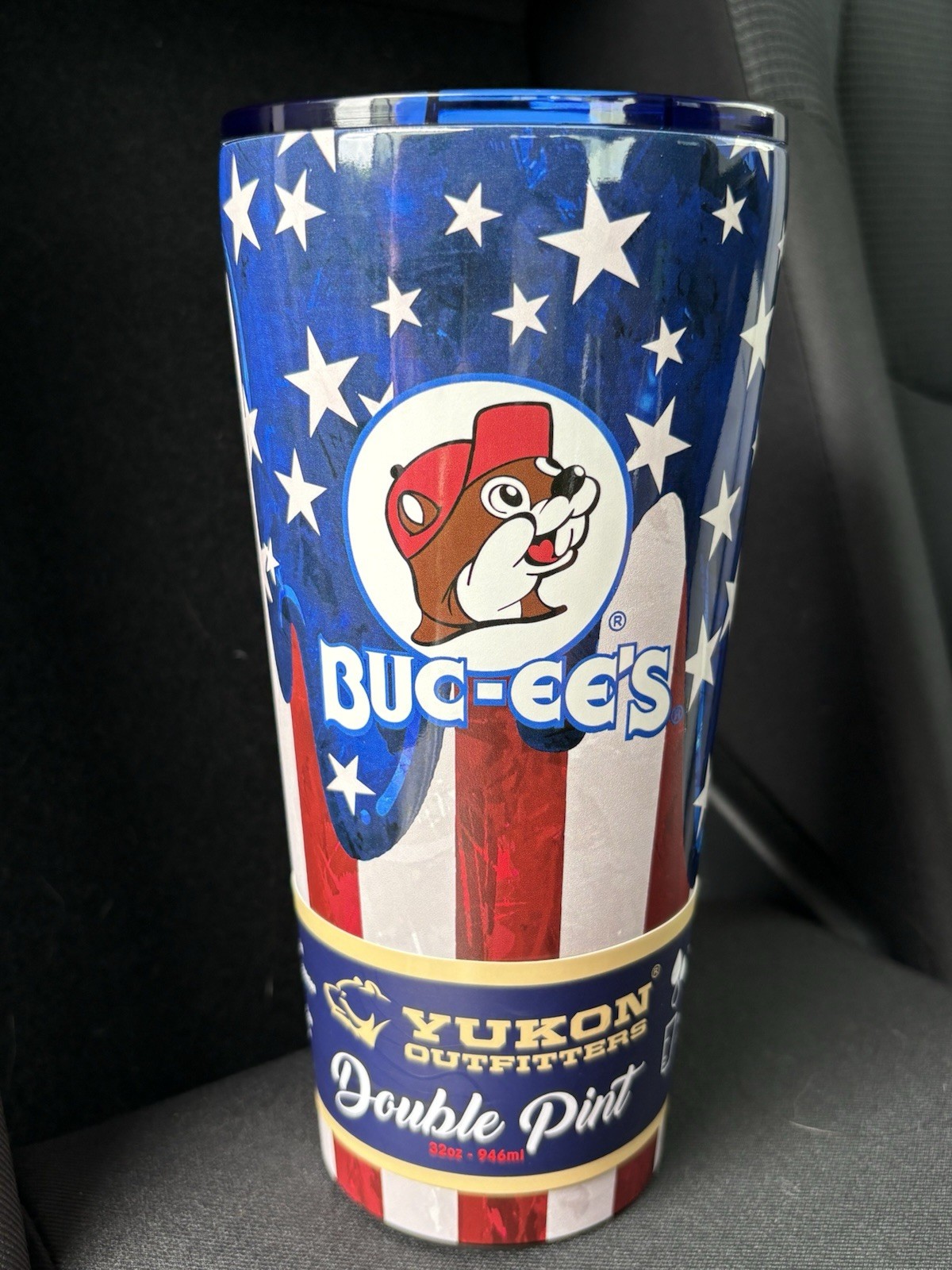 Buc-ees 2026 32 oz. Yukon Outfitters Insulated Patriotic Tumbler With Lid