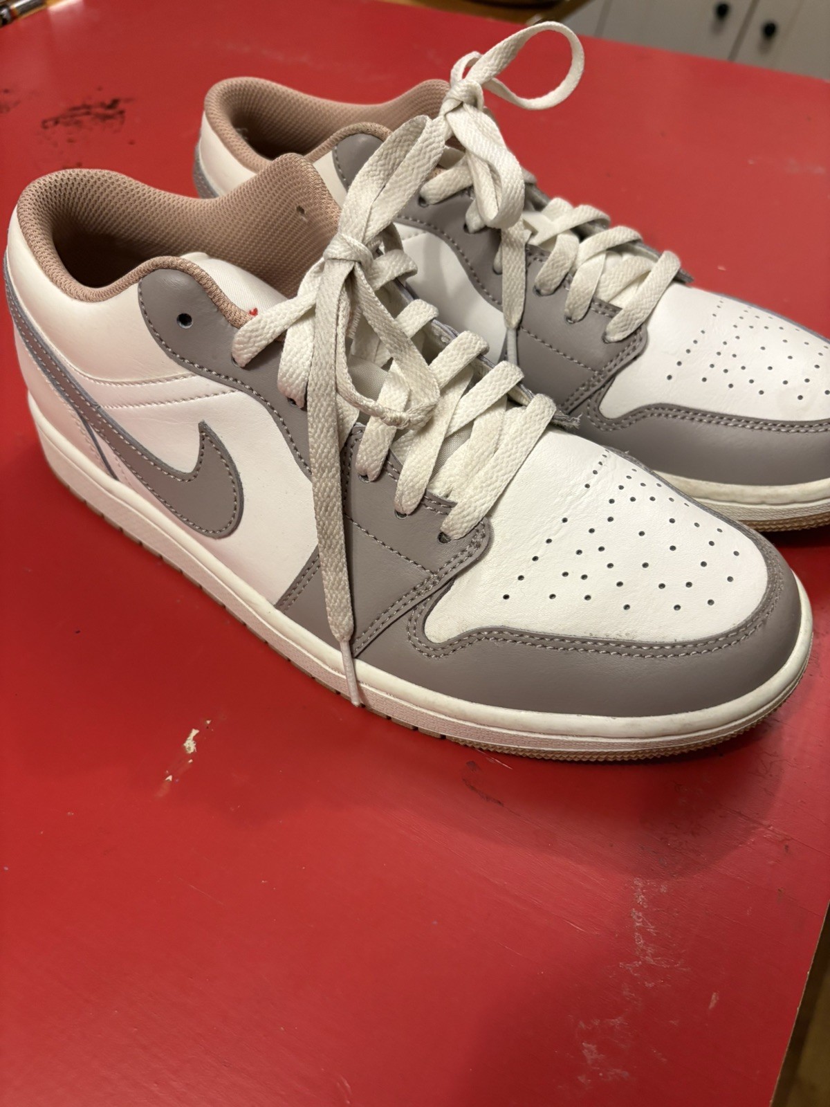 Size 9.5 - Air Jordan 1 Low Sail College Grey Size 9.5 - Air Jordan 1 Low Sail College Grey