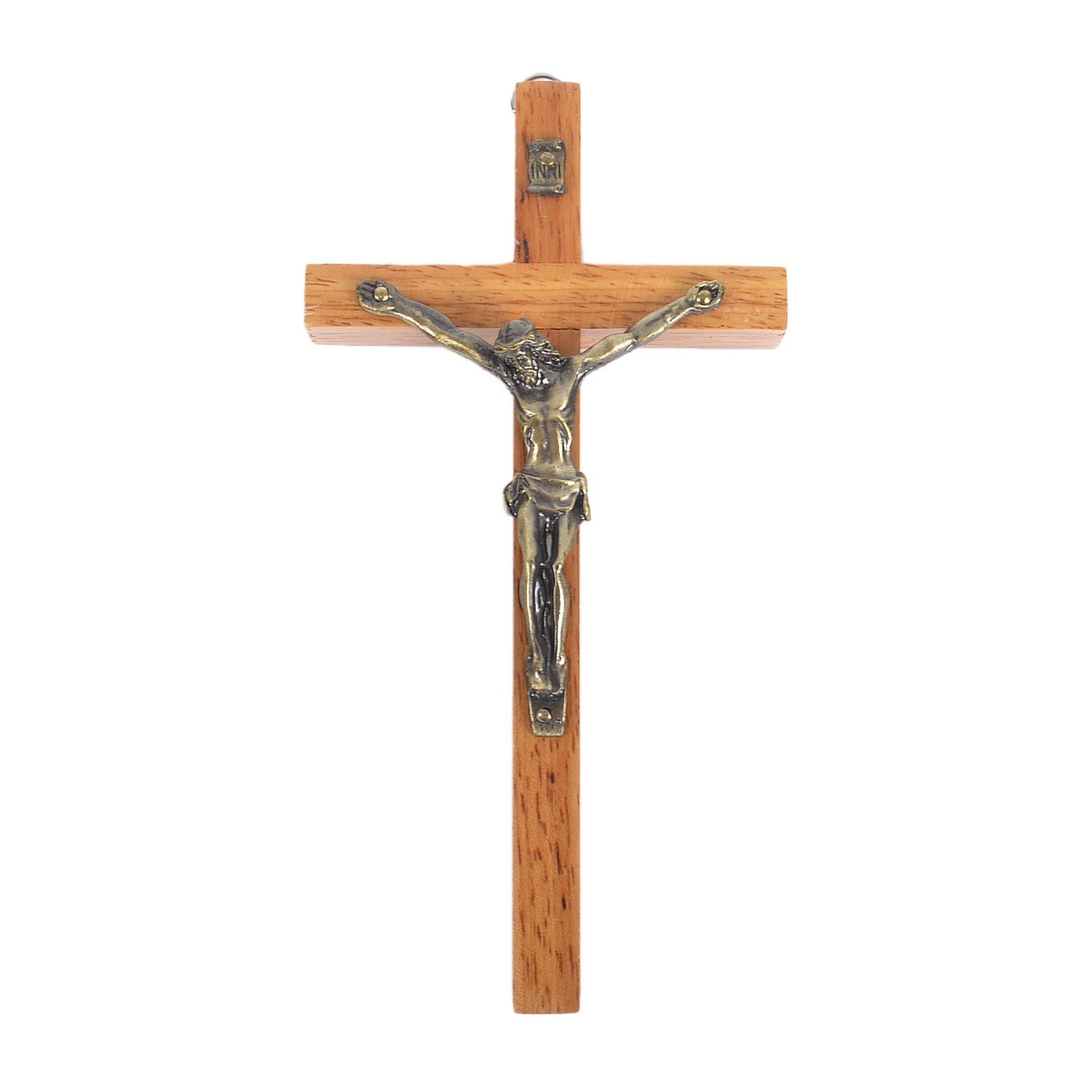 Vintage Wooden Metal Wall Cross Crucifix Holy Religious Carved Christ Natural Vintage Wooden Metal Wall Cross Crucifix Holy Religious Carved Christ Natural