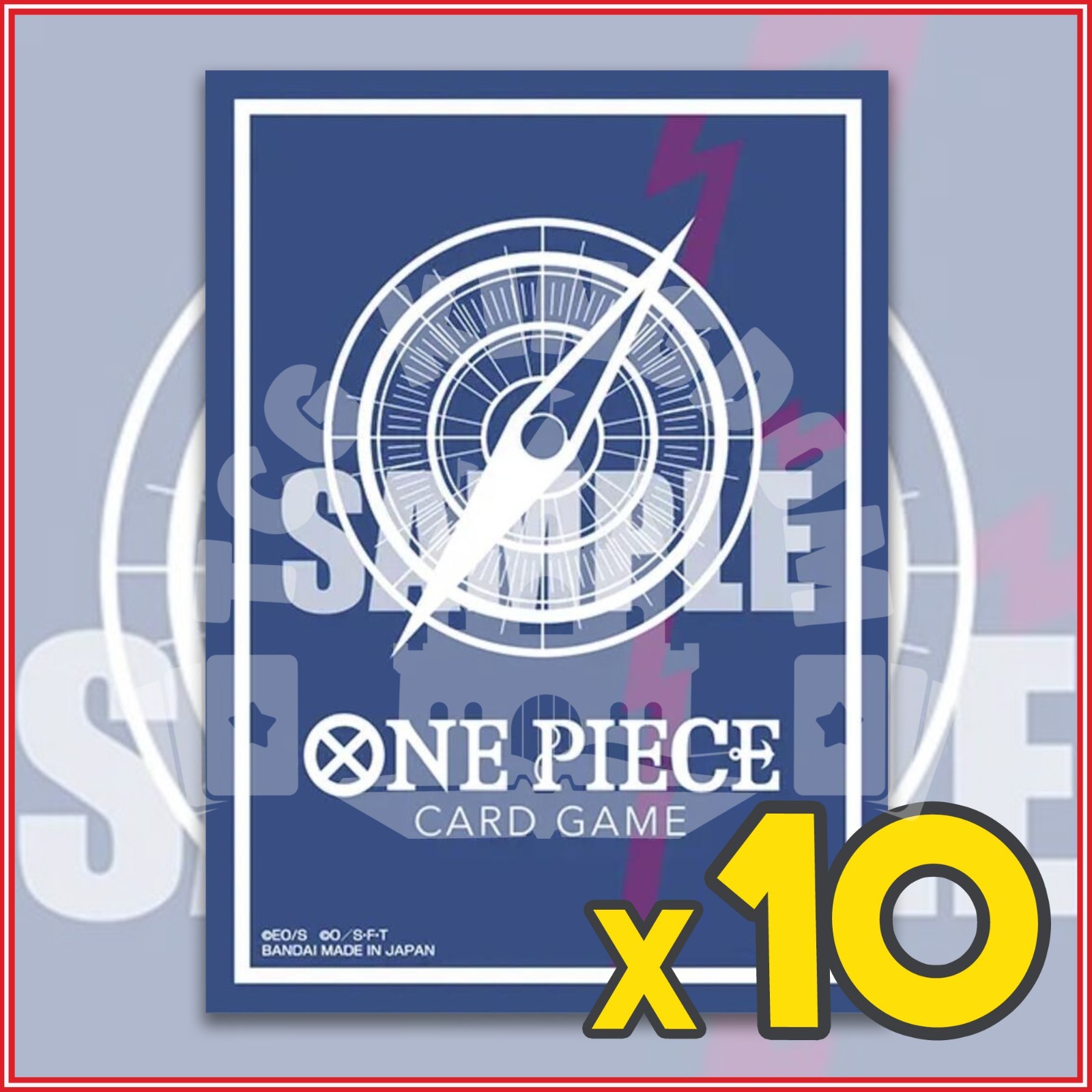 One Piece Card Game Blue ver. Rocks.D.Xebec (10) Sleeves Official Bandai