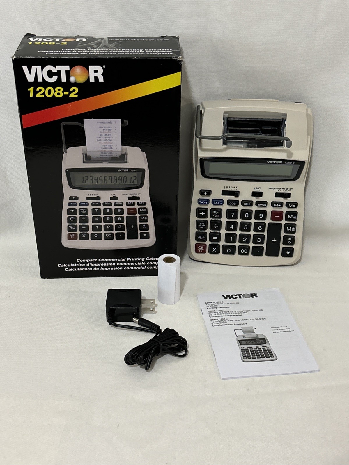 Victor 1208-2 Printing Calculator