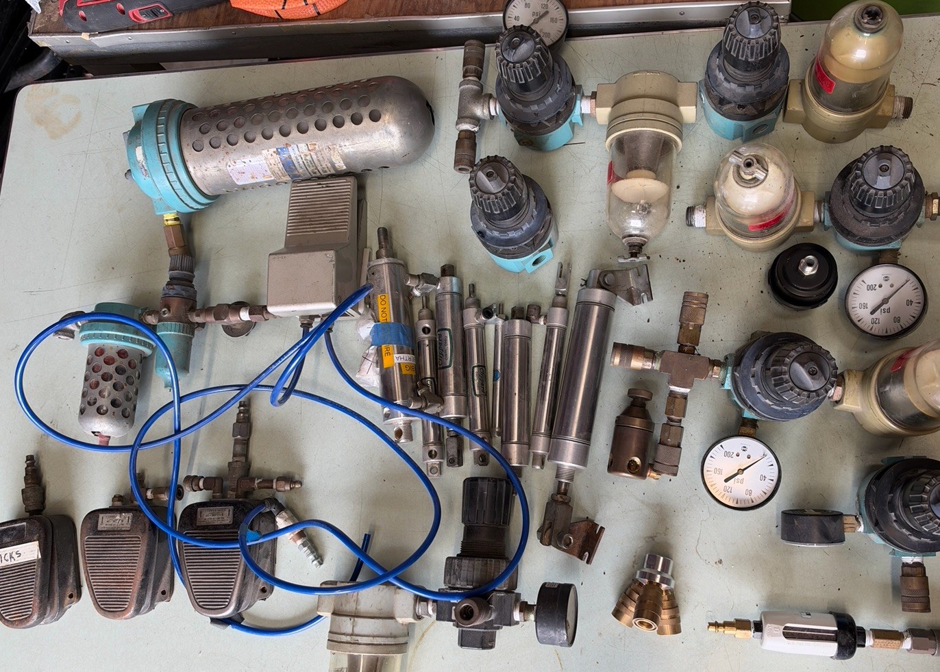 Lot Pneumatic Air Regulators Filters Cylinders Wilkerson Clippard Bimba Valves