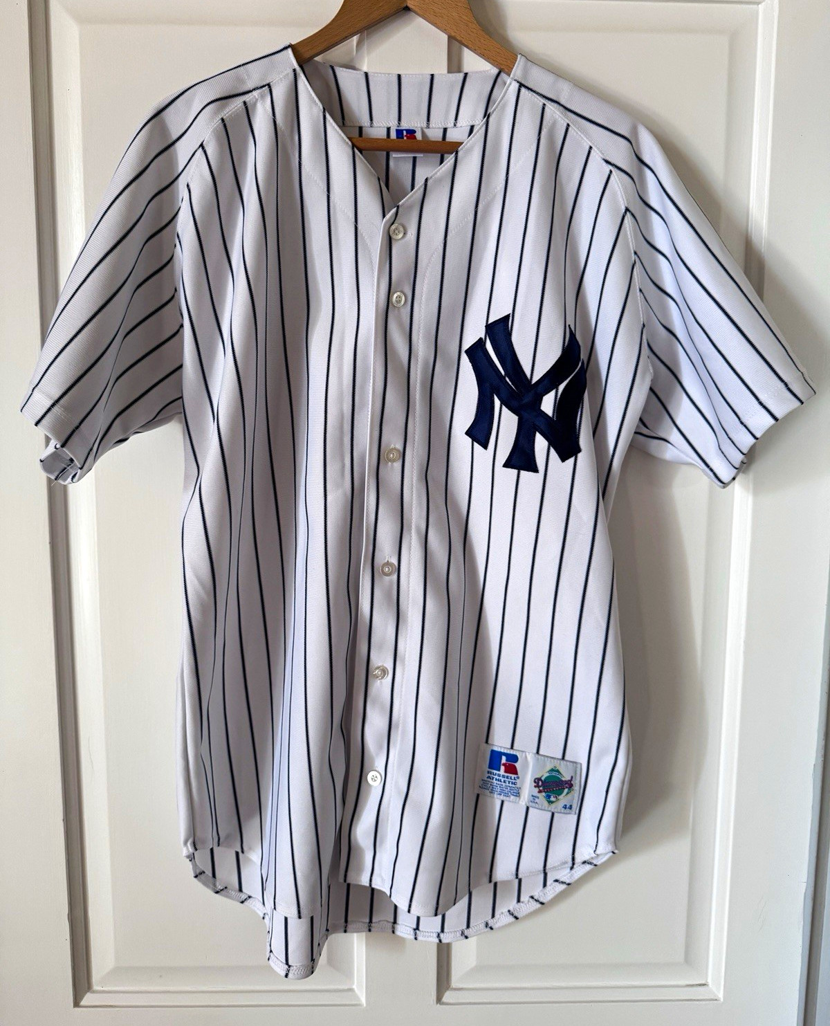 Collectable Vintage Y2K New York Yankees #2 Derek Jeter era Russell Athletic USA