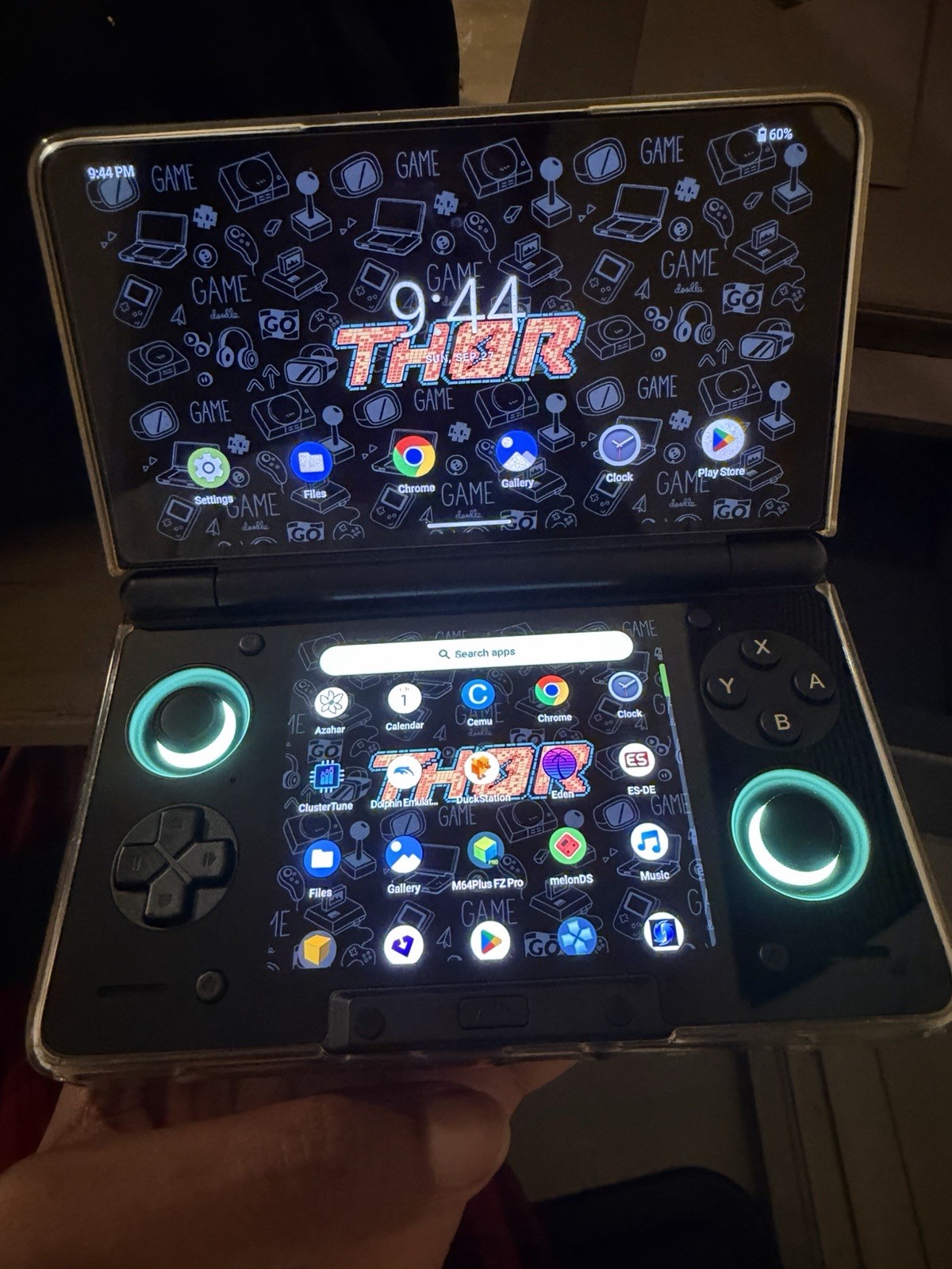 AYN Thor Max 16 GB Black Handheld Gaming Console W/Box & Accessories