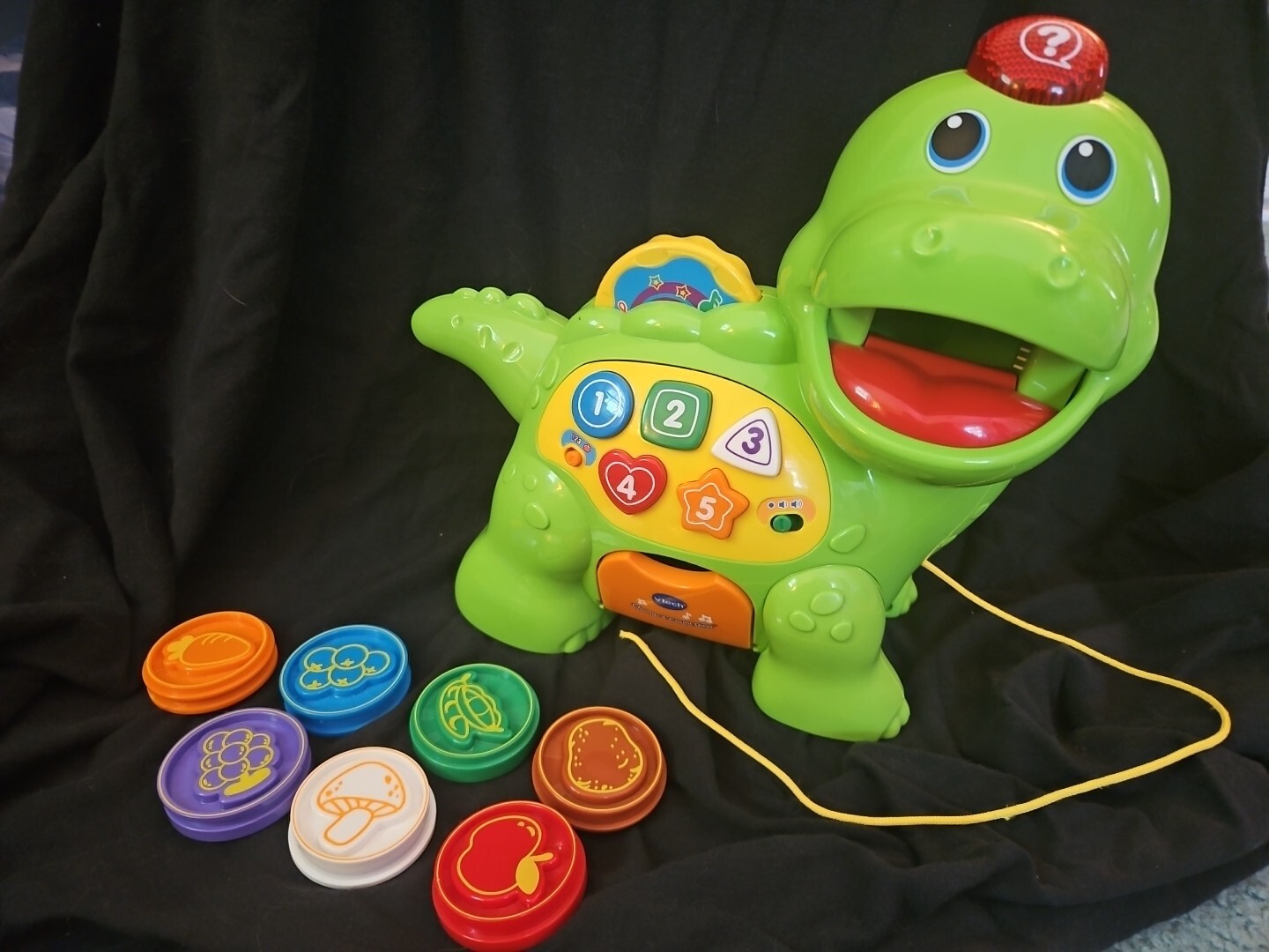 Vtech Chomp and Count Dino Green Infant Toddler Toy - Preowned