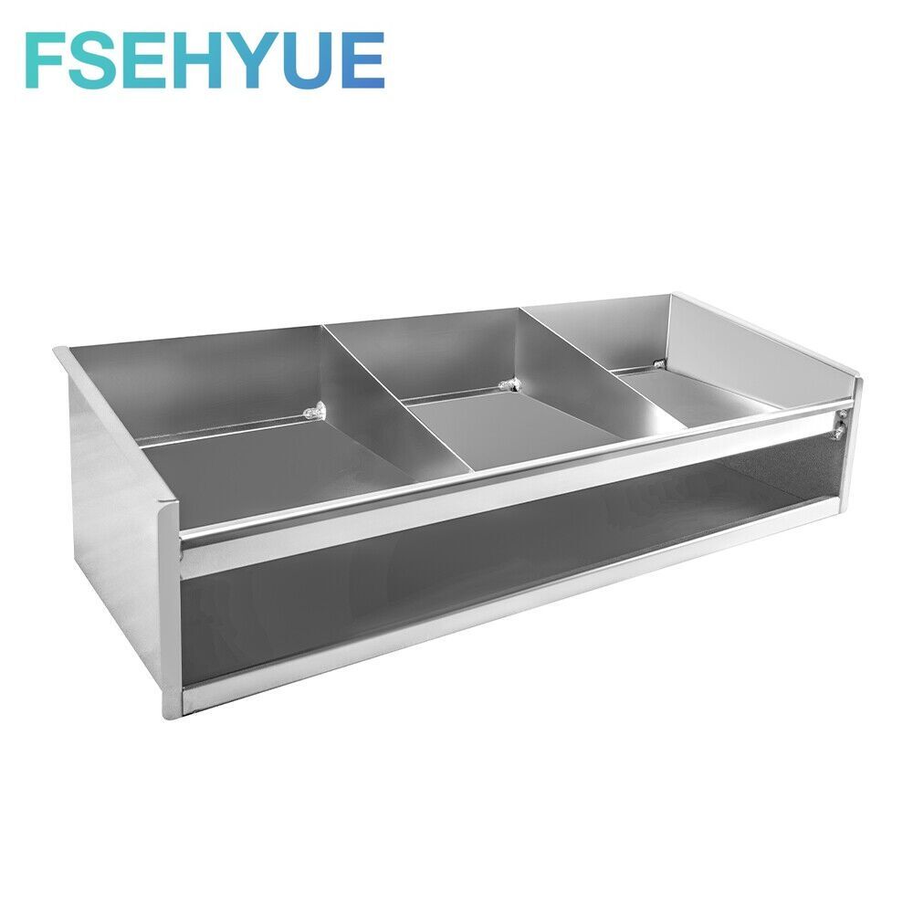 New Helmet Bay Storage Holder Rack Aluminum Trailer Organizer