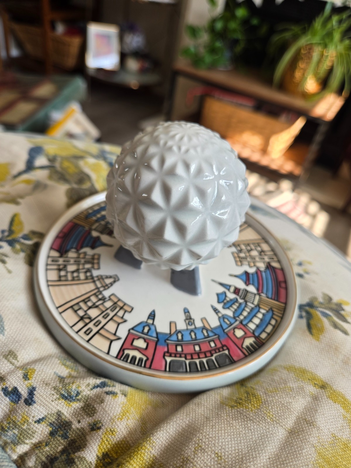 2021 Disney Parks Epcot Spaceship Earth World Showcase Trinket Tray Jewlery