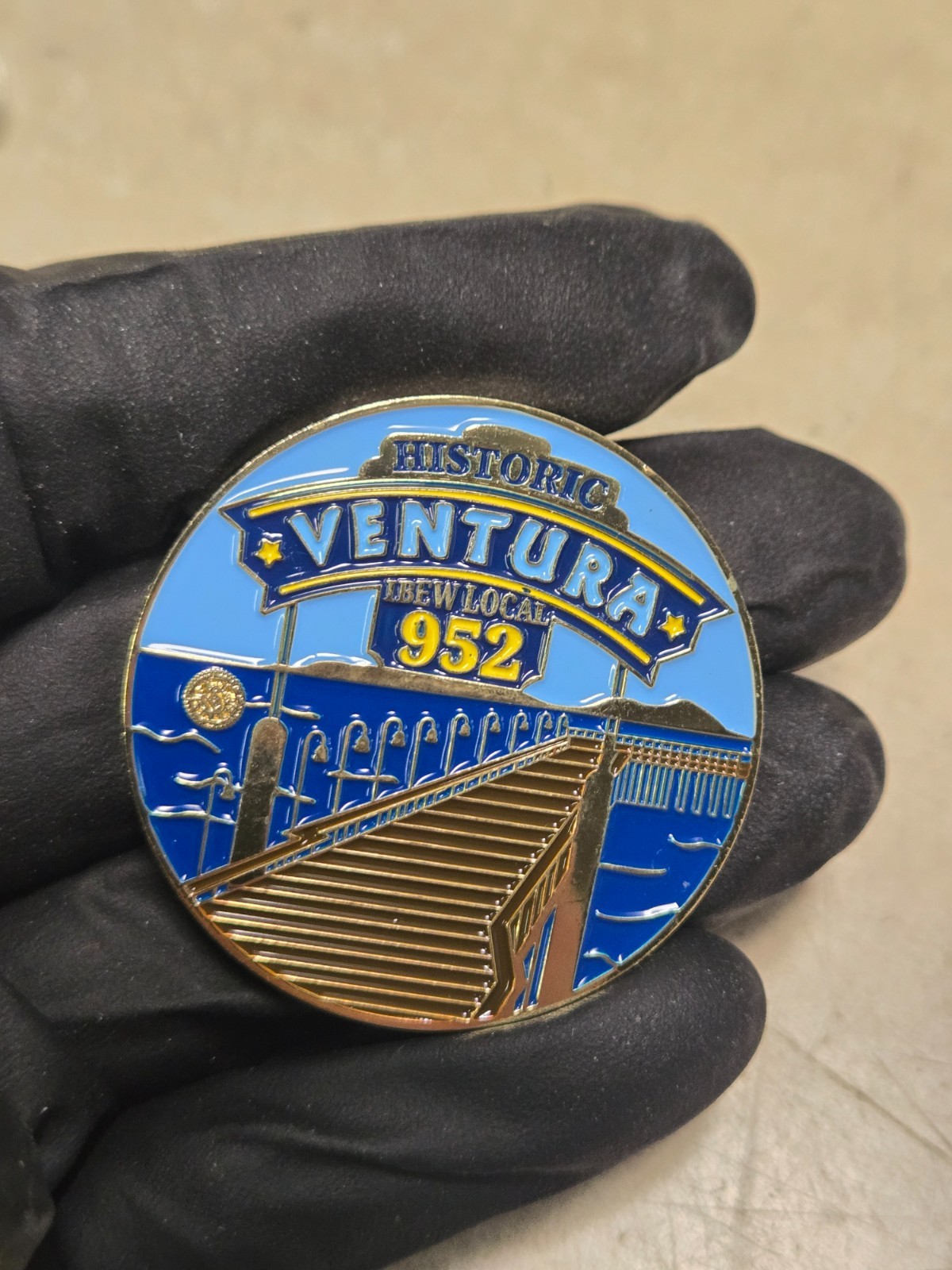 RARE Ibew Historic Ventura Local 952 Challenge CCoin