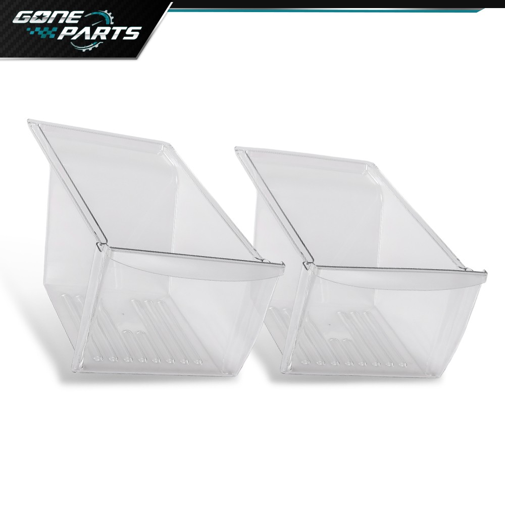 2 Pack Clear Crisper Drawer Fit For Frigidaire Refrigerator 240337103 PS429854
