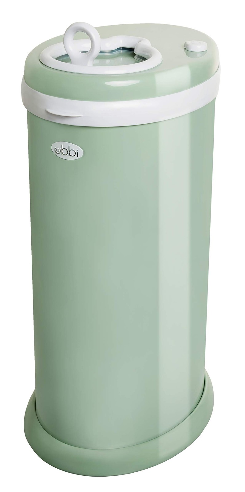 	Ubbi Steel Diaper Pail Odor Locking No Special Bags Sage Green	