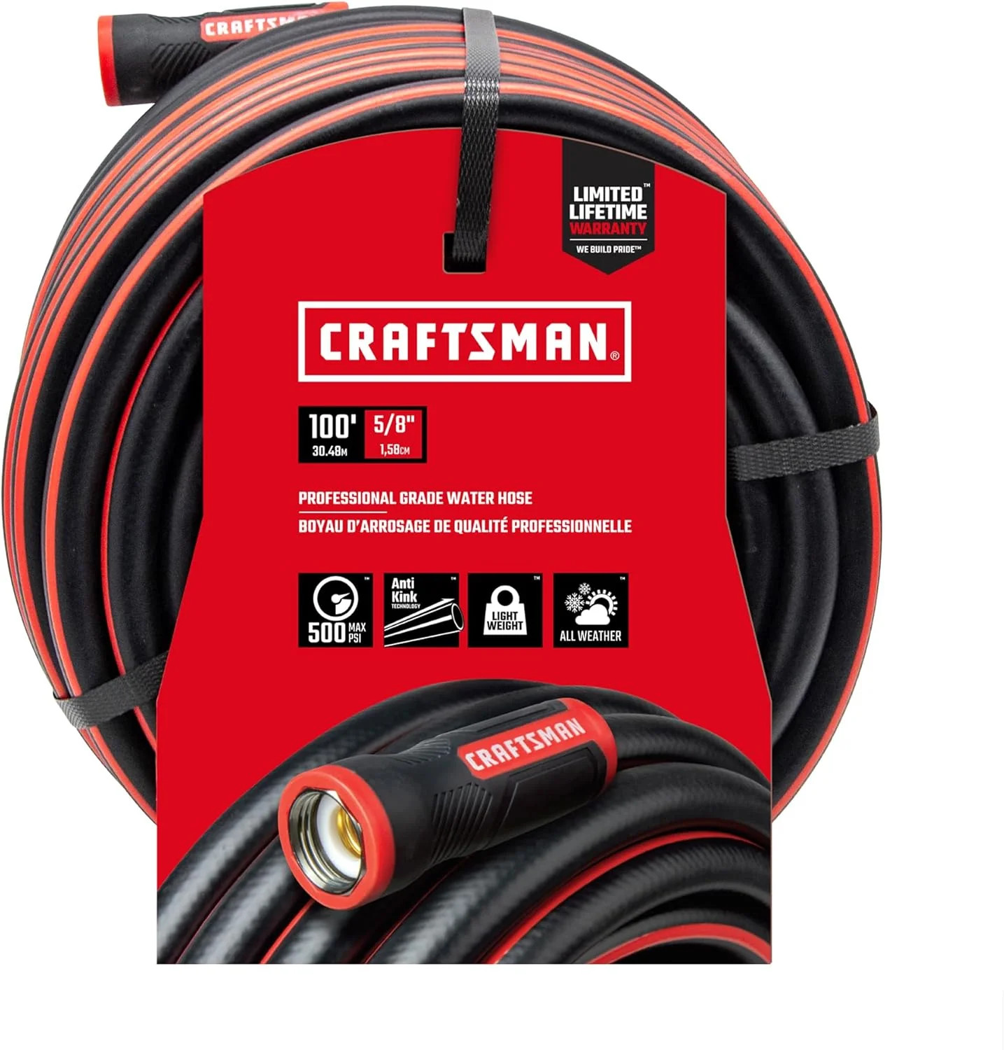 CRAFTSMAN® 100 FT. Heavy-Duty Professional Grade Garden Hose Craftsman Hose
