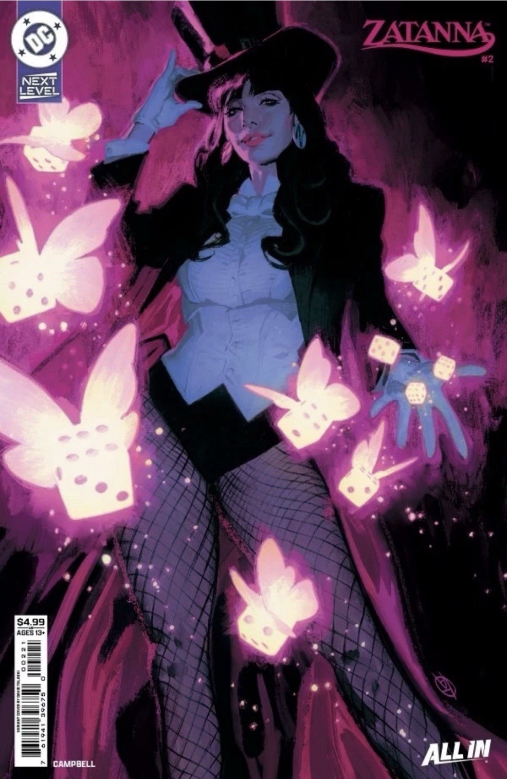 Zatanna (2026) #2 CVR B David Talaski Card Stock Var 5/27/26 DC Comics