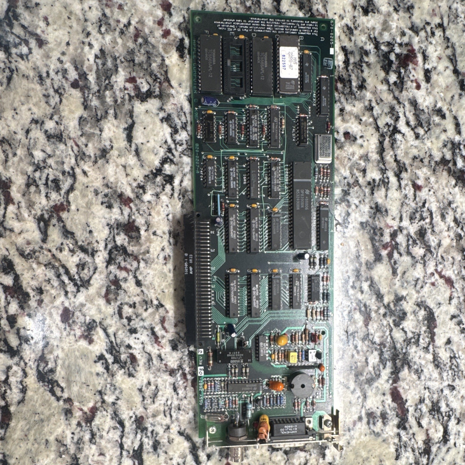 Vintage 1987 Apple Macintosh NuBus 3Com Ethernet Card 820-0205-A Made in USA