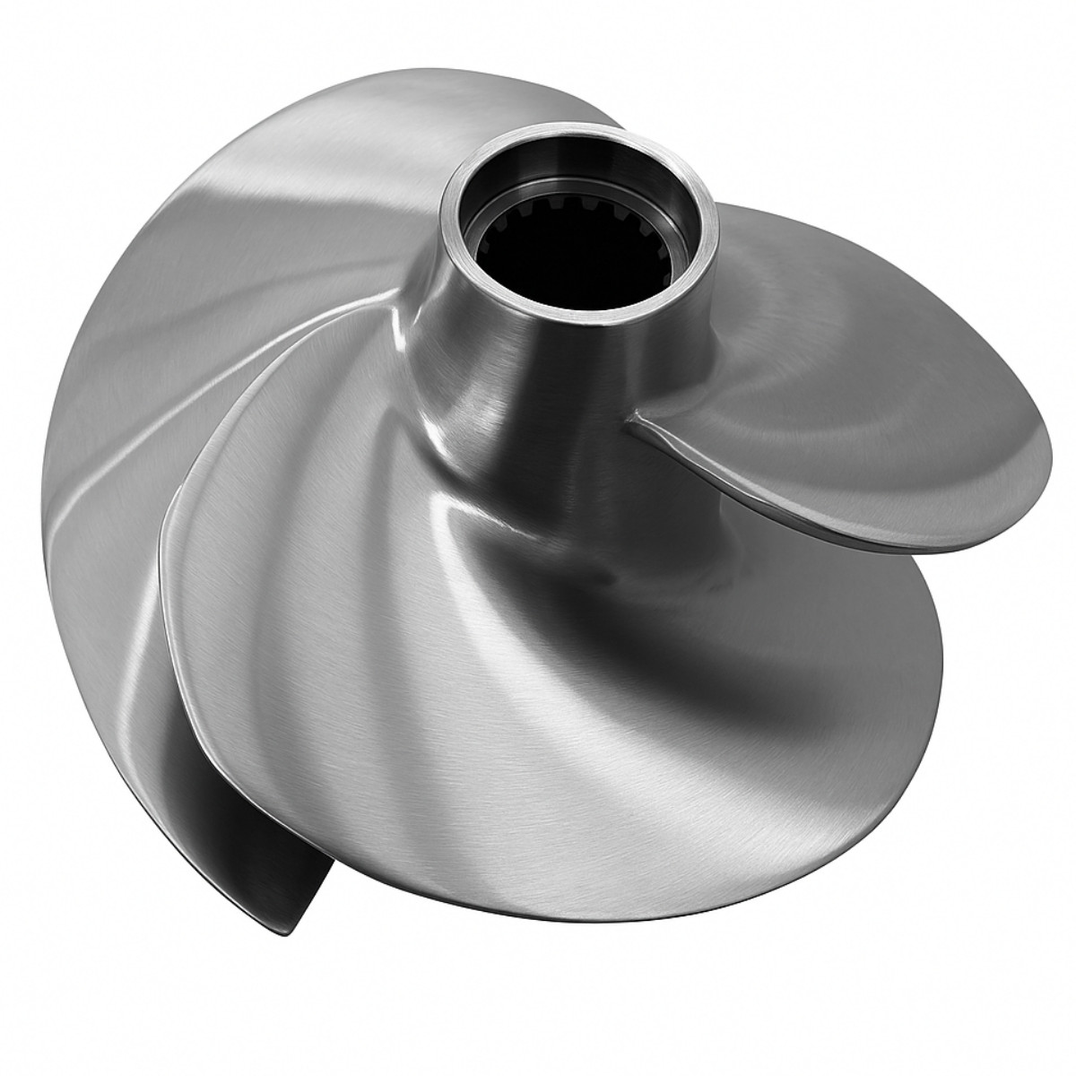 Polished Stainless Steel PWC Impeller – Fits Sea-Doo Spark - 140mm - 12/17