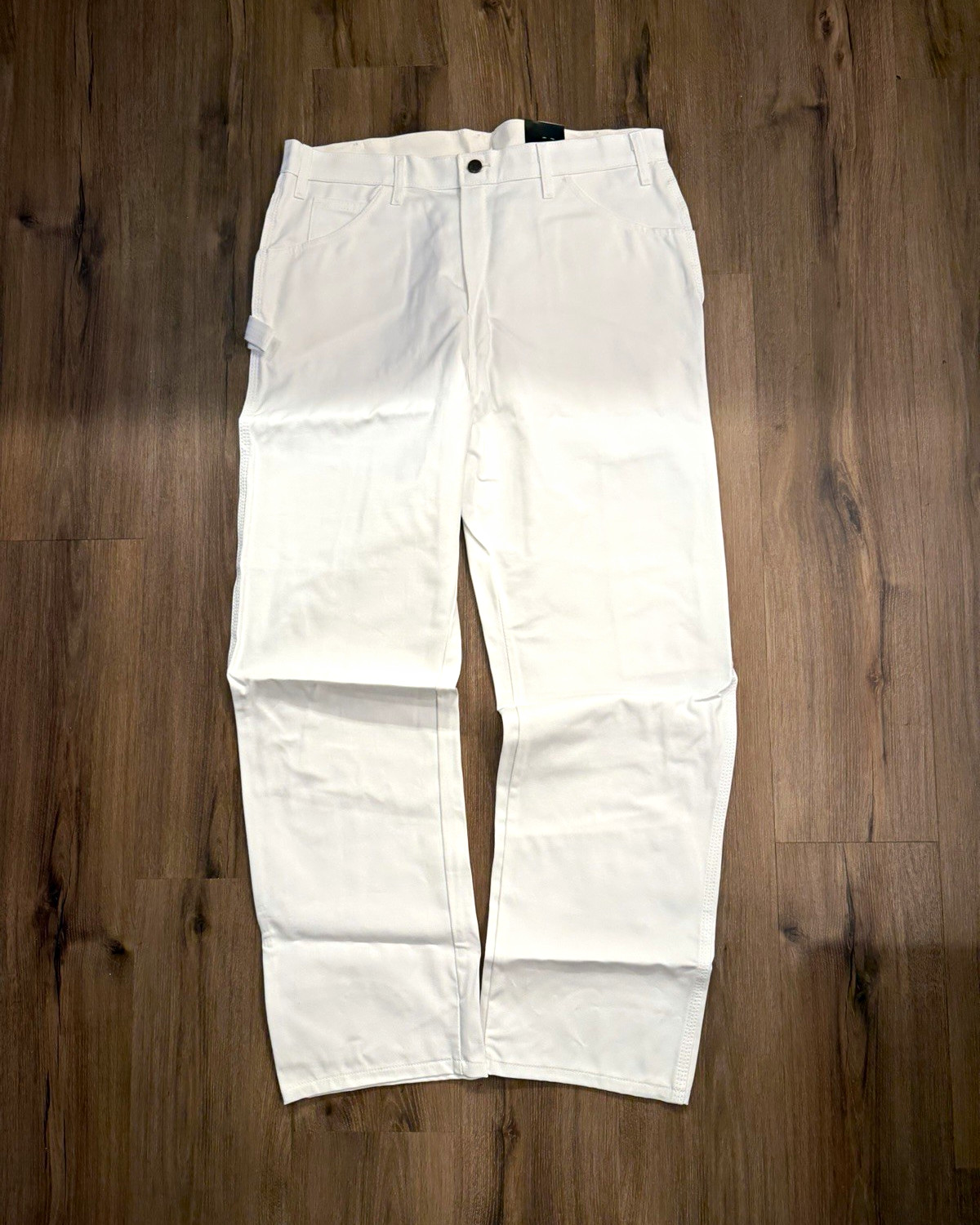 ‼️PAINTERS‼️ Dickies White Relaxed Fit Work Pants Size 36x32
