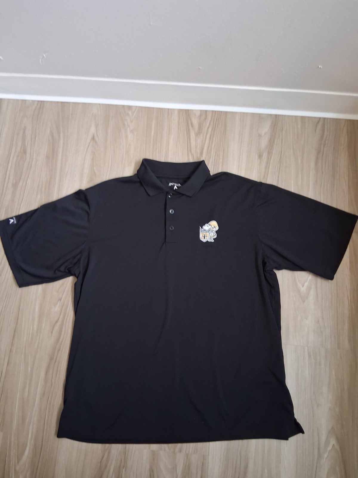 Antigua Men\'s New Orlean Saints NFL Pique Polo Shirt Size L