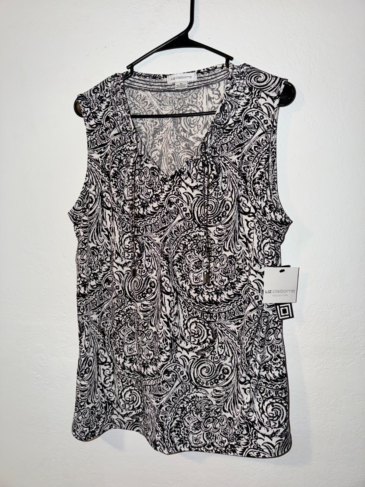 NWT Liz Claiborne XL Bloomsbury Crema Multi XL