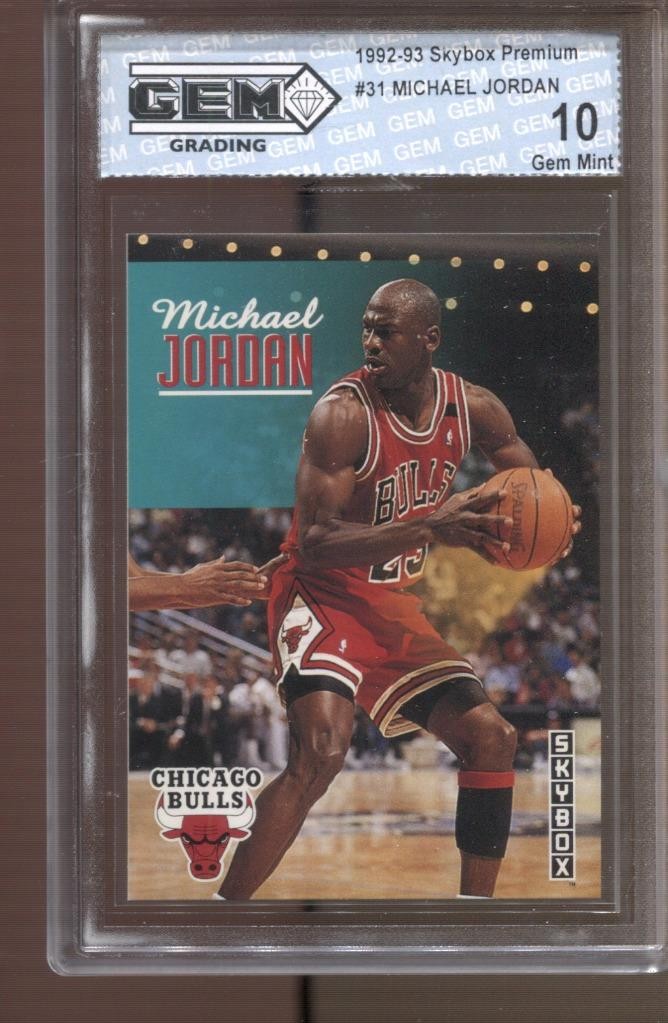 1992-93 Michael Jordan Skybox #31 Gem Mint 10 Chicago Bulls GOAT HOF MVP
