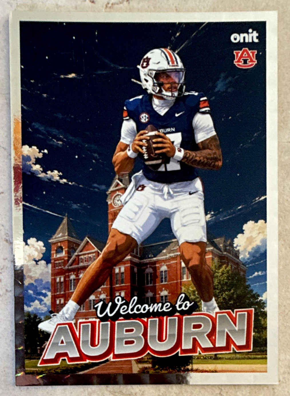 Onit 2026 Auburn Tigers City Limits Byrum Brown #CL-1 🦅🧡