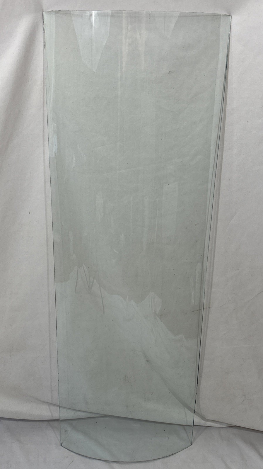 Antique Bent Curved Wavy Glass Replacement Panel For China Cabinet Door 39.25\