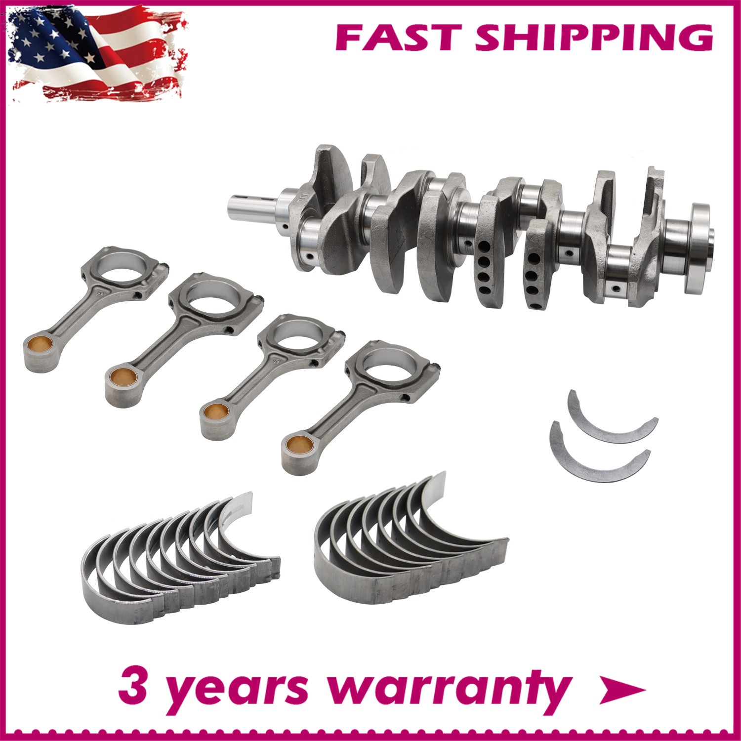 For Hyundai Sonata/Santa Fe & Kia Optima 2.4L Engine Crankshaft Connecting Rod