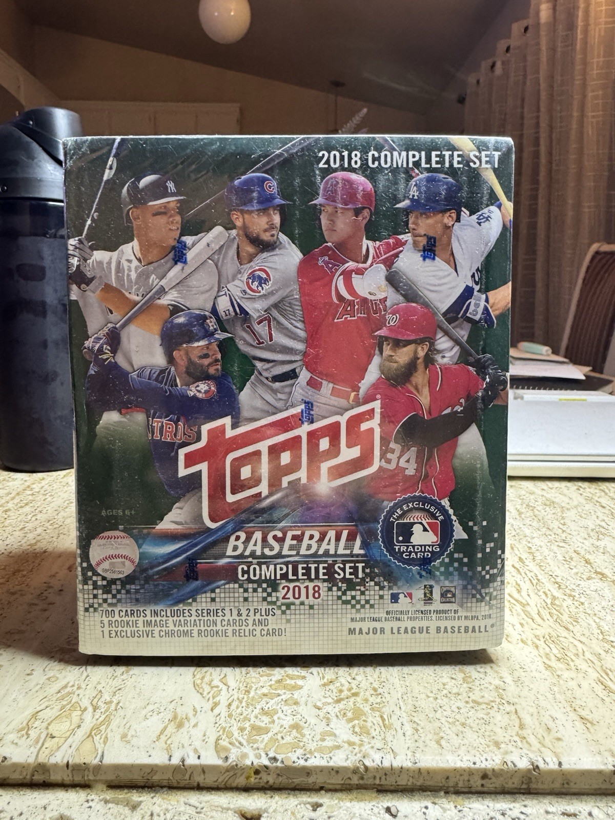 2018 Topps Baseball 708 Cards Retail Factory Set-Acuna, OHTANI+CHROME RC RELIC