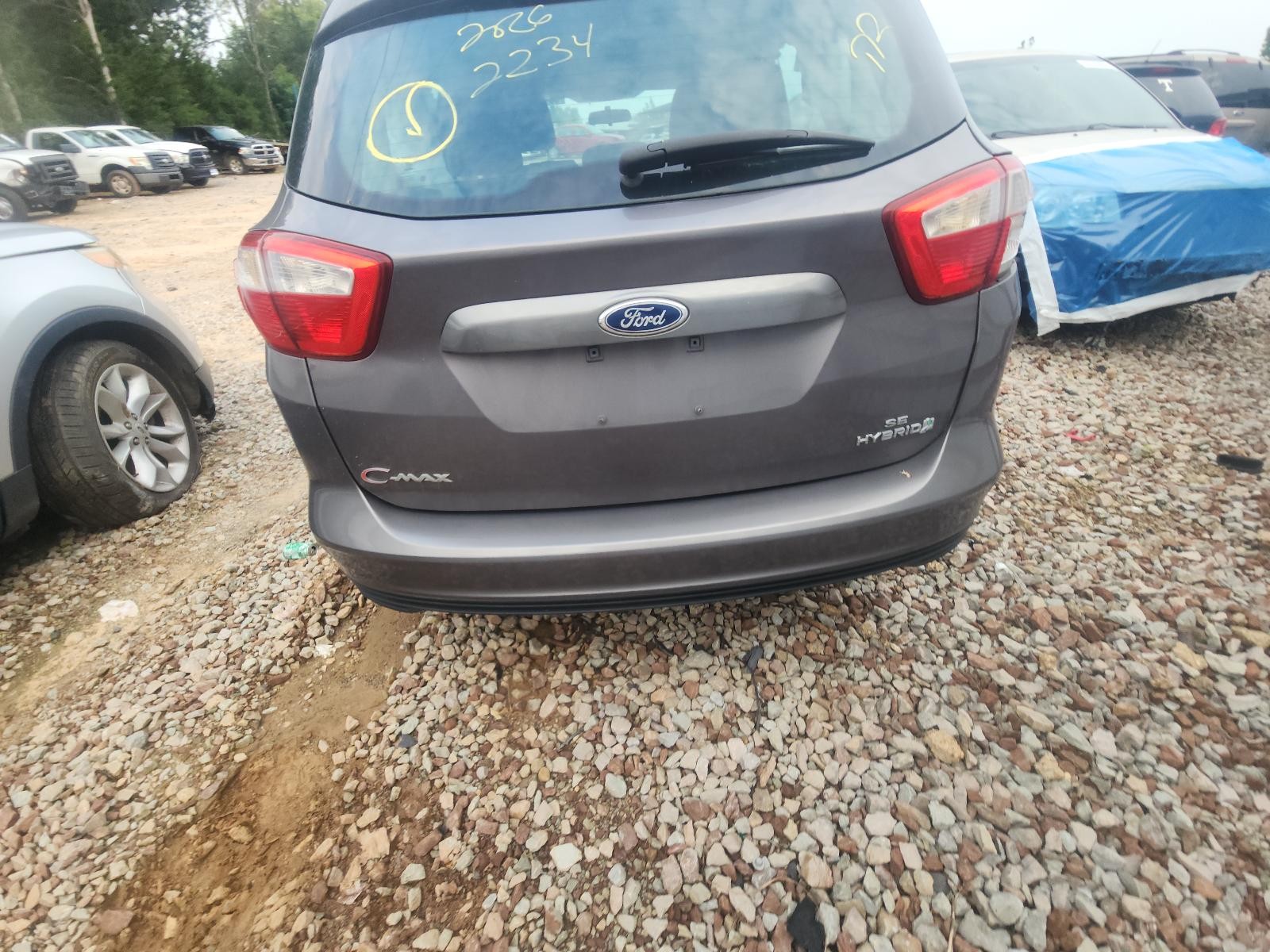 Used Deck Lid fits: 2013 Ford C-max manual lift Grade A