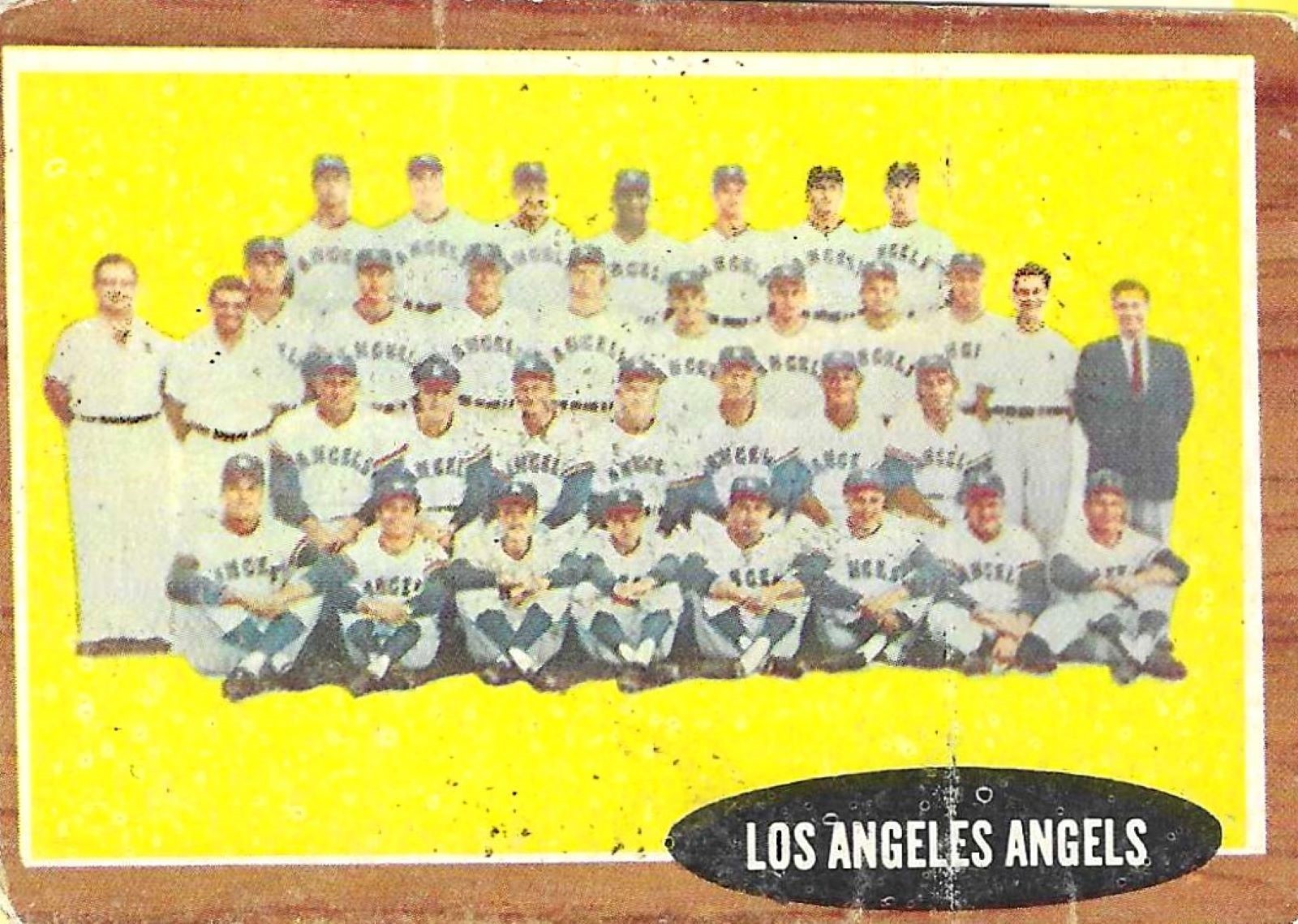 1962 TOPPS - #132 LOS ANGELES ANGELS GREAT CARD