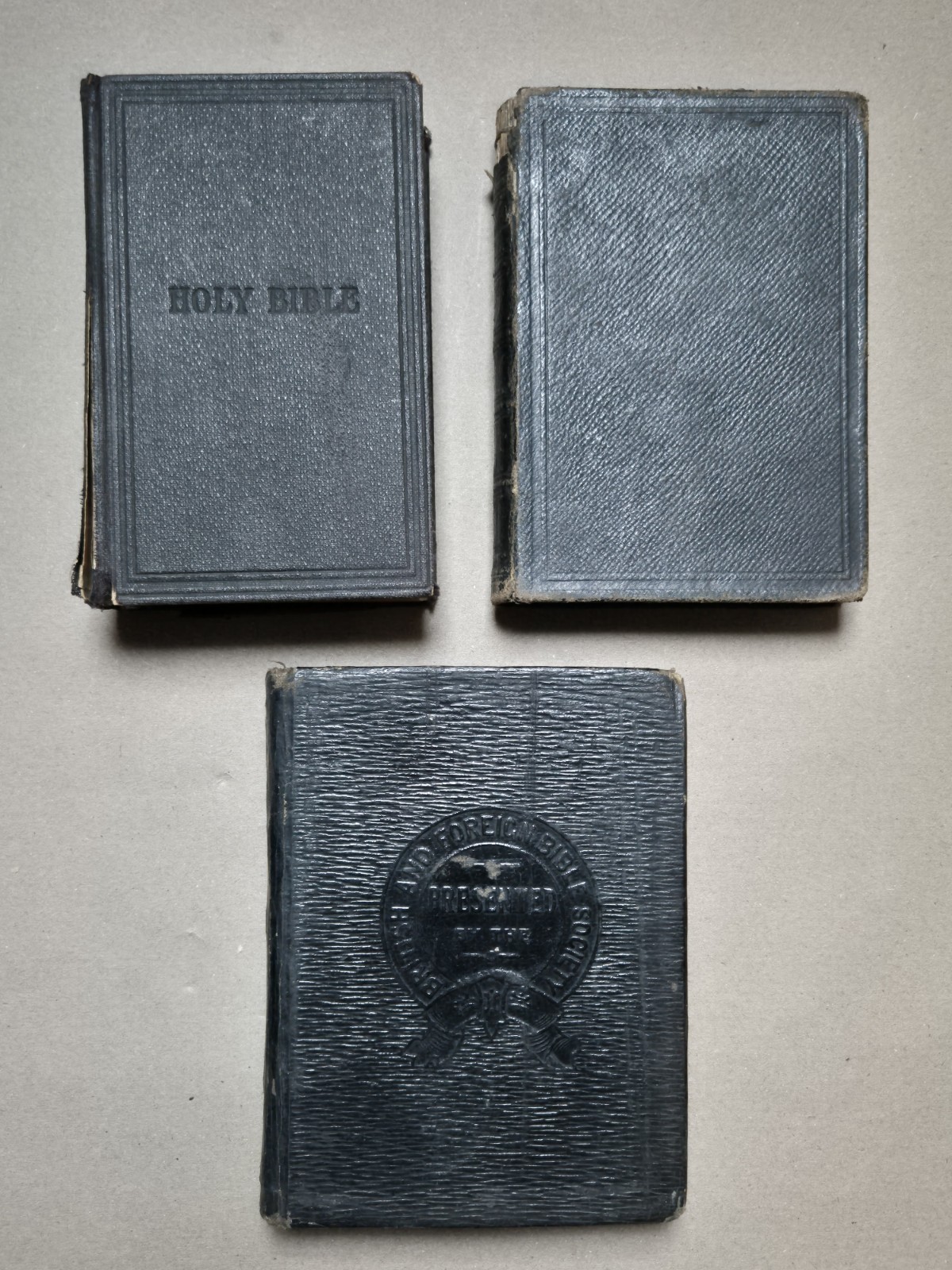 Antique Holy Bibles 1864, 1884, 1904 - King James (KJV),  Collection