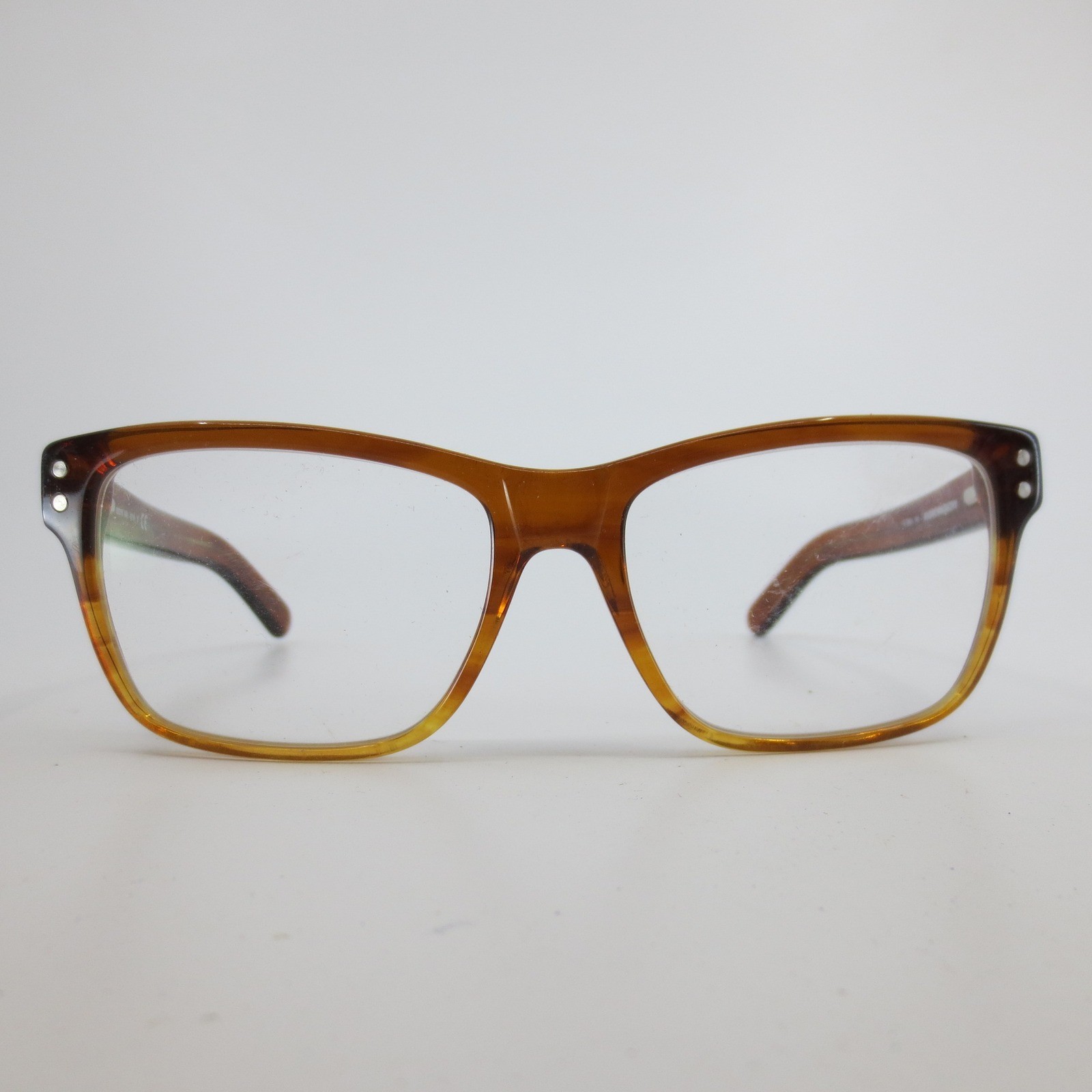 Andrew Andrew T0 2002 140 Amber Brown Tortoise Eyeglasses 6716 E 53-16