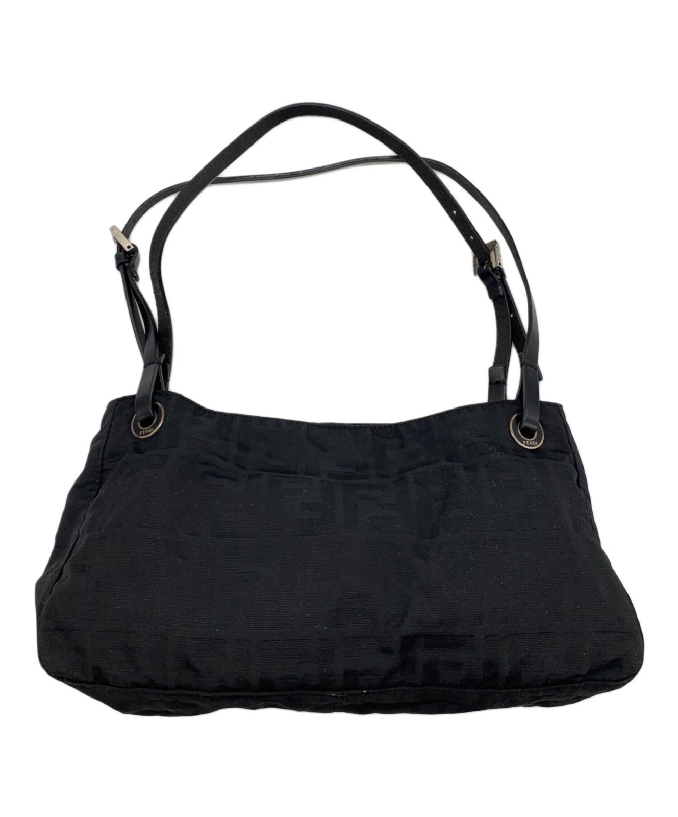 Fendi Zucchetto Shoulder Bag 2258 26622 099 Black Women\'s #TFB7080