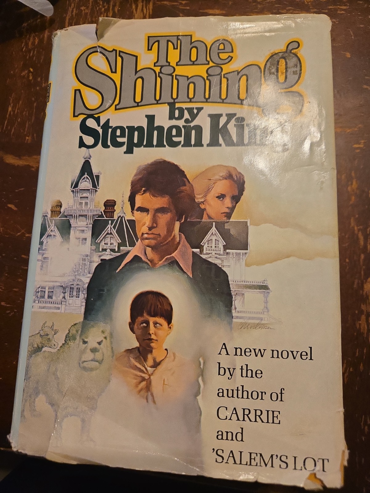 The Shining [Original Cover] 1977 Rough Outer Cover, Very Clean Pages