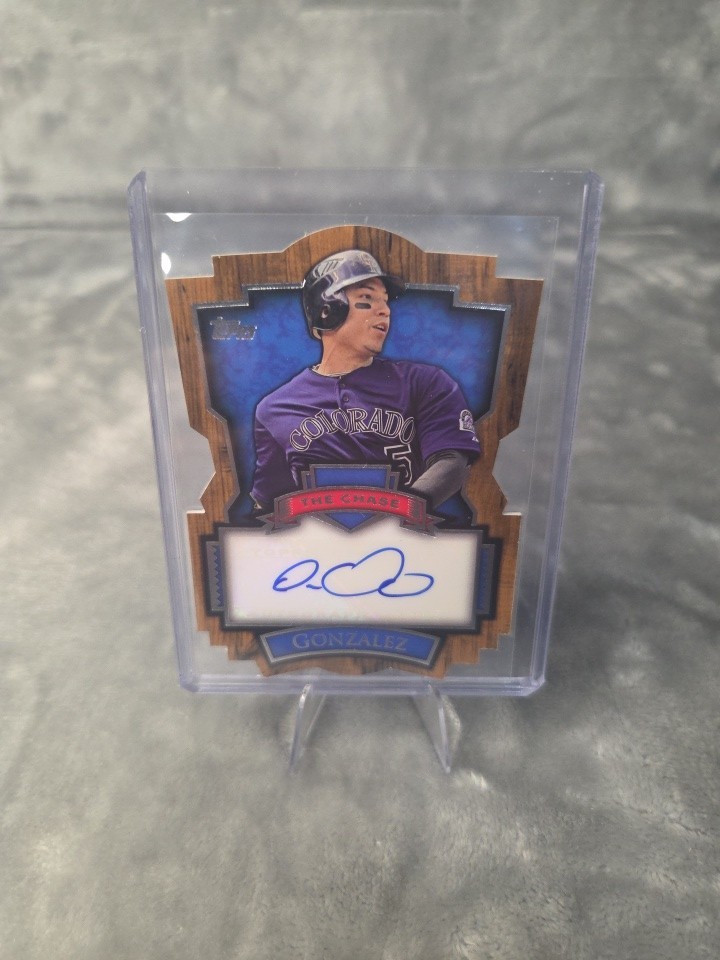 2013 Topps Million Dollar Chase #CA-CG Carlos Gonzalez Auto #\'d /125 Rockies 