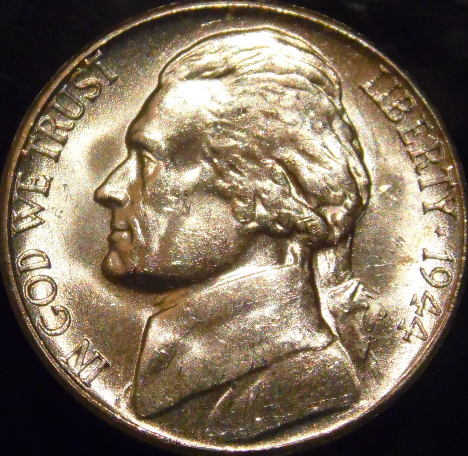 1944-S Jefferson Nickel Choice BU Uncirculated