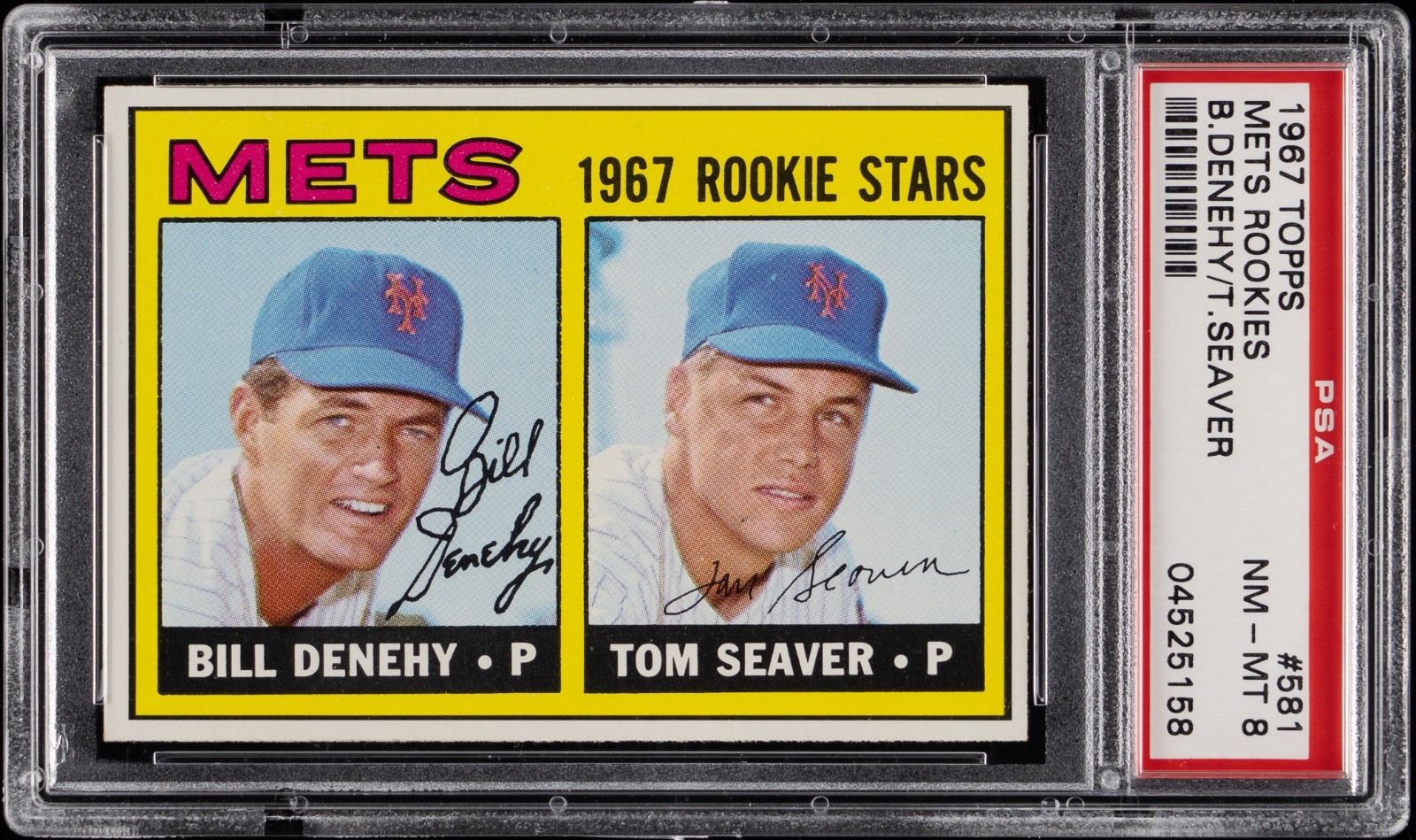 1967 Topps #581 Tom Seaver RC - PSA NM-MT 8 - New York Mets -  VSCARDS