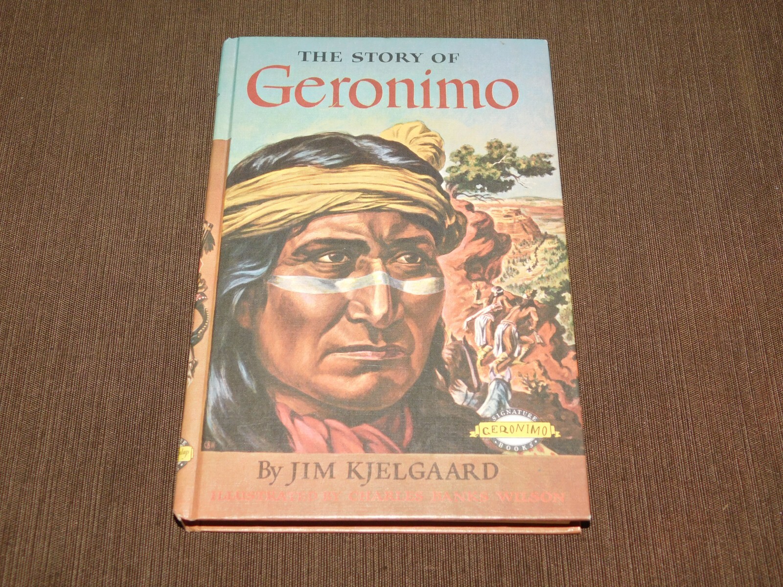 VINTAGE 1958 THE STORY OF GERONIMO BOOK VINTAGE 1958 THE STORY OF GERONIMO BOOK