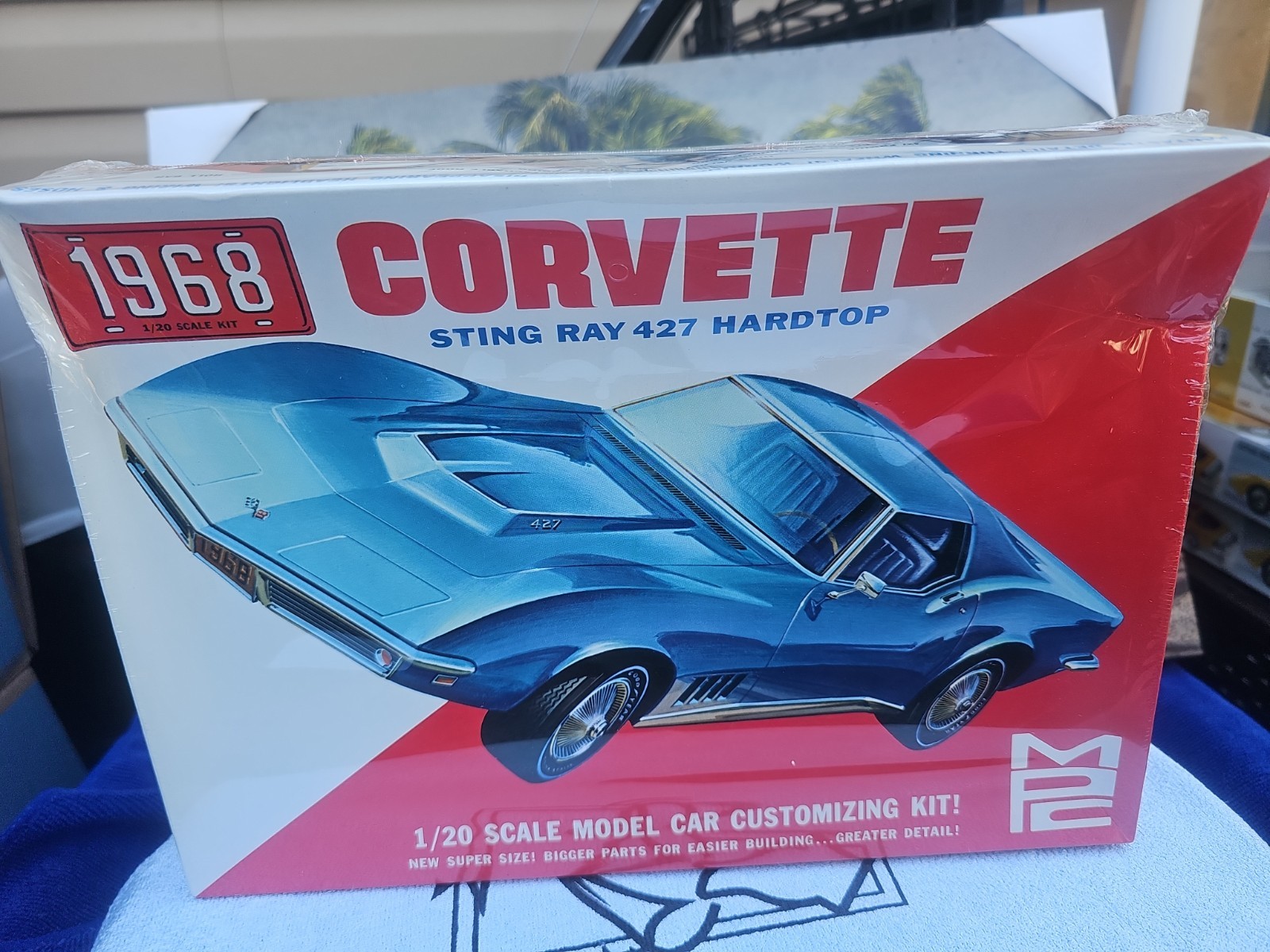 Vintage MPC 1968 Corvette Sting Ray 427 Hardtop 1/20 FACTORY SEALED 🏭 