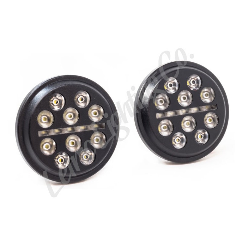 Letric Lighting 4.5in Black Buck-Shot Indian - Accessories and Wiring
