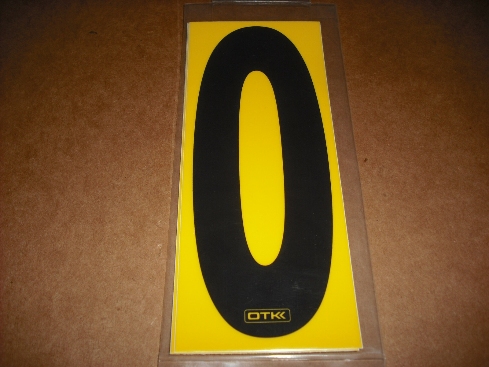 NEW (QTY 4) OTK Tony Kart Racing Adhesive Number CHOOSE YOUR #