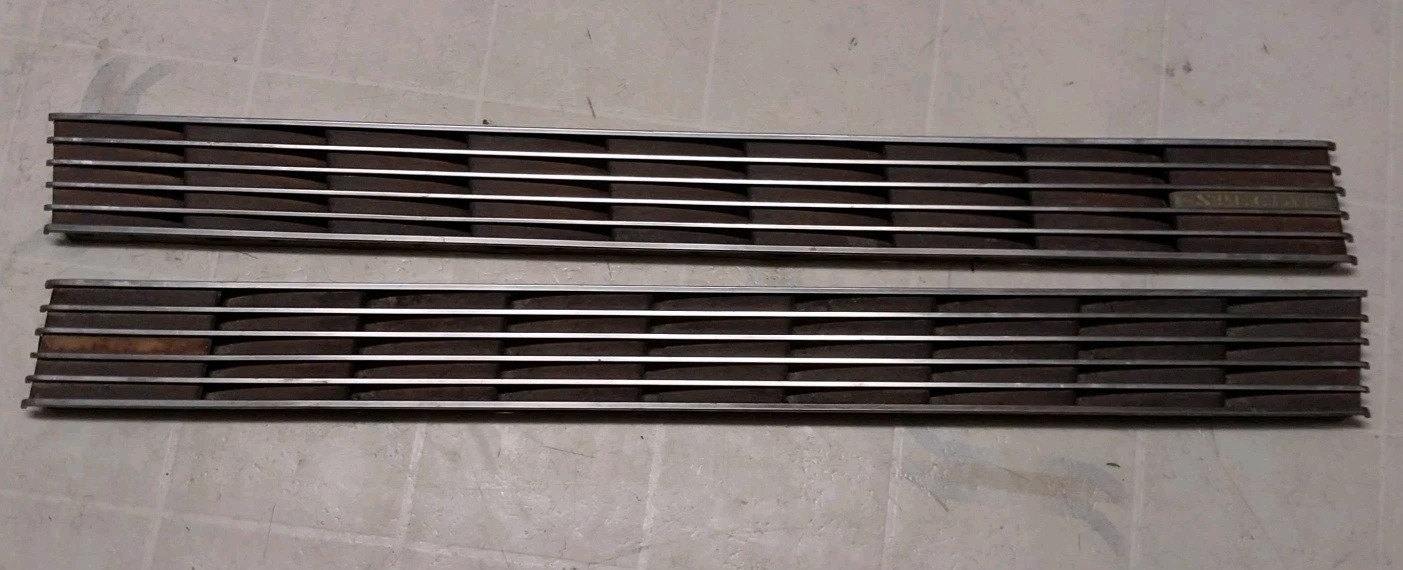 1937 Buick Special hood Side Louvers Vents Trim Hot Rod 1937 Buick Special hood Side Louvers Vents Trim Hot Rod