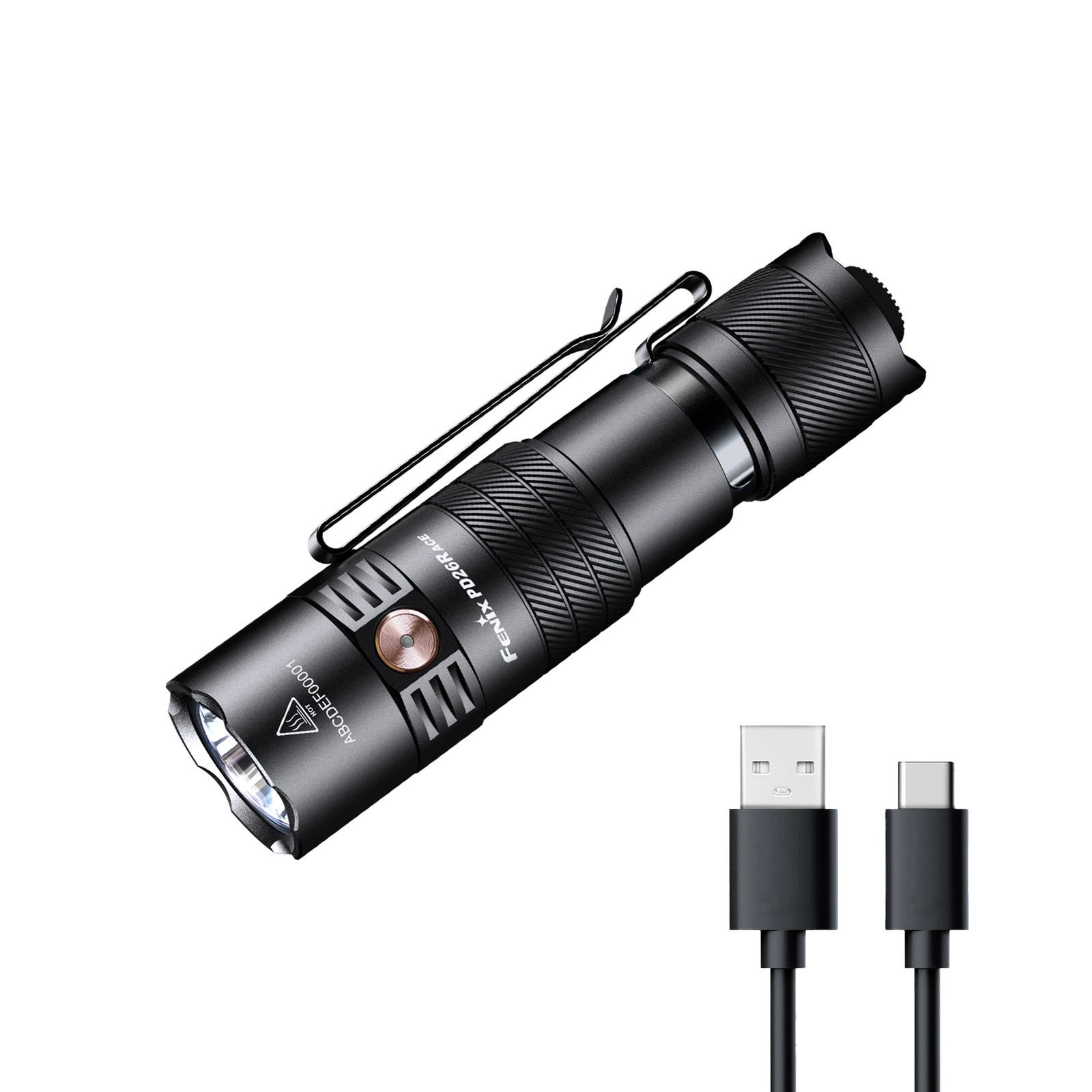 Fenix PD26R ACE 1300 Lumen Custom Mode Set Rechargeable EDC Flashlight