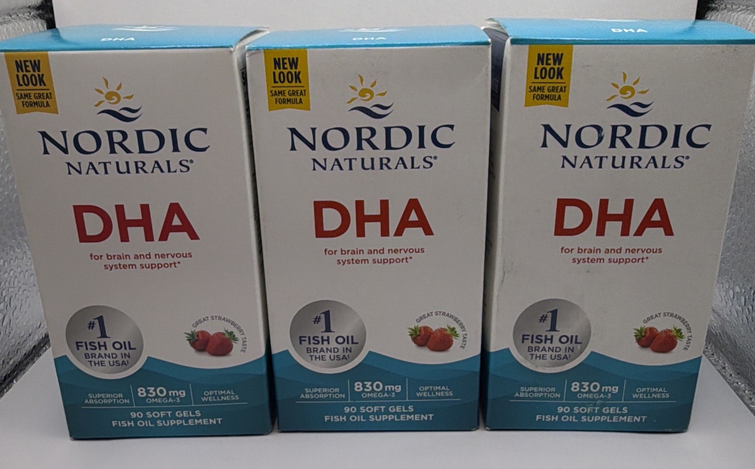 3x Nordic Naturals DHA Brain and Nervous System Support 90 Soft Gels EXP 09/2026 3x Nordic Naturals DHA Brain and Nervous System Support 90 Soft Gels EXP 09/2026