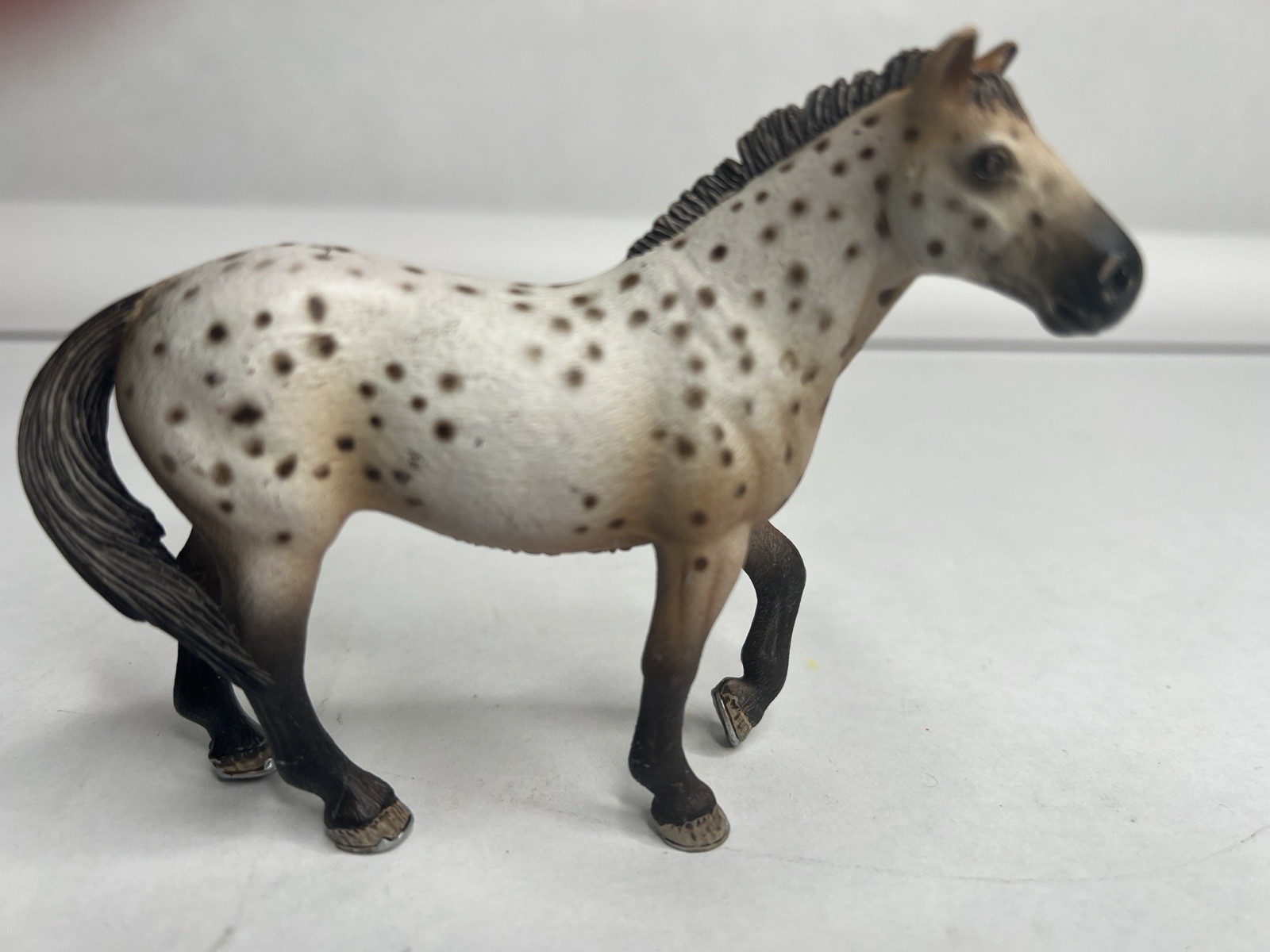 Schleich 13689 Knabstrupper Stallion Leopard Horse Figure  Retired 2010 Mod