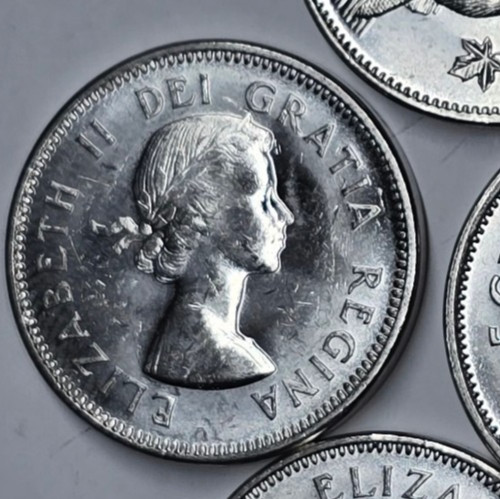 1963 Canada  Canadian Nickel 5 Cents Penny Coin  BU Fast Shipping 1 coin