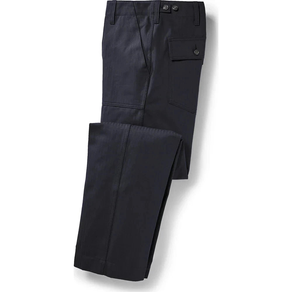 Filson Herringbone Supply Pants Navy Mens 28x34 Made In USA Archive NWT