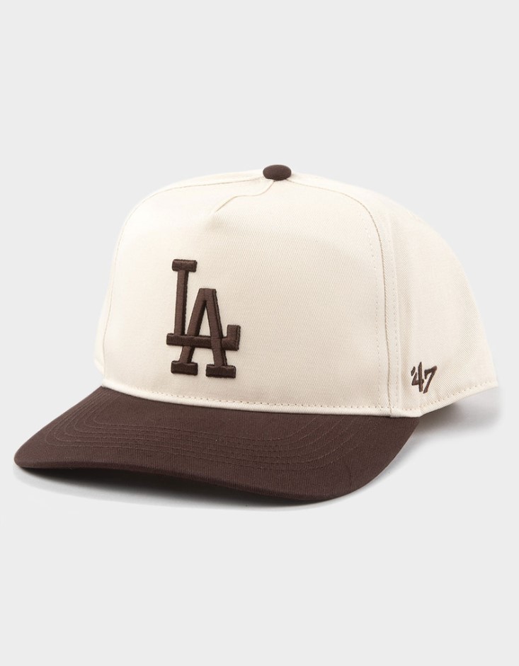 Los Angeles Dodgers Two Tone \'47 Hitch Snapback Hat BROWN